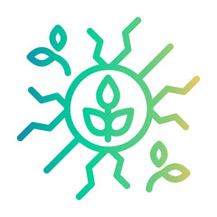 agricultural technology Line Gradient Icon
