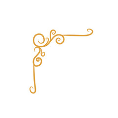 classic ornament corner border
