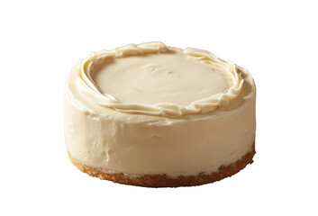 Rich and delicious dessert cake presented on transparent background