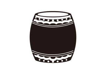 和太鼓　シルエット