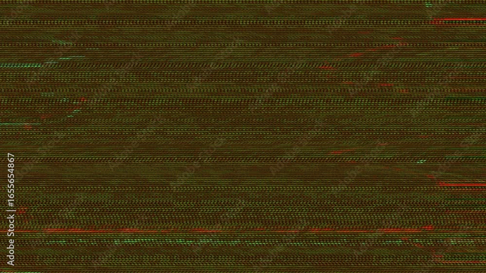 Poster television static and noise with distortions and glitch effects animation