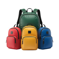 school bag isolated on white