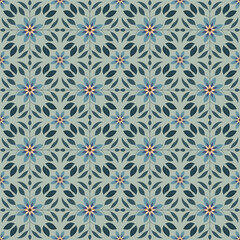 Vintage seamless floral pattern, tile pattern, seamless background pattern, classic, old, banner, wall pattern.