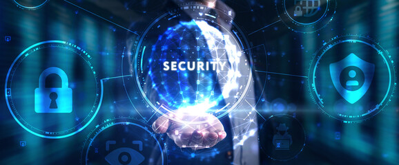 Cyber security data protection business technology privacy concept.