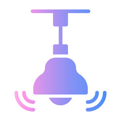 Fototapeta premium lamp Gradient icon