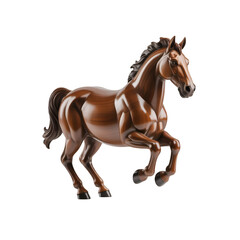 Fototapeta premium horse isolated on white background