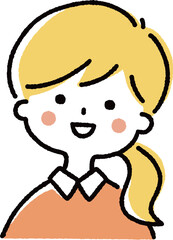嬉しい女の子