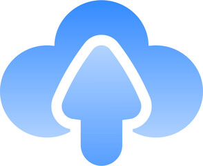 cloud computing icon, upload data icon, backup file