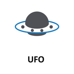 UFO Vector icon which can easily modify or edit