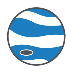 Jupiter Vector icon which can easily modify or edit