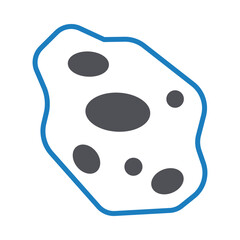 Asteroid Vector icon which can easily modify or edit
