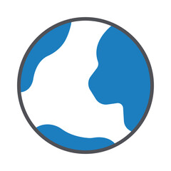 Earth Vector icon which can easily modify or edit