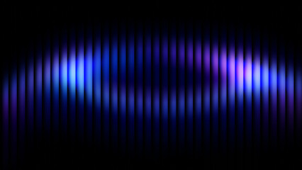 Glass effect with blue and purple gradient on a black background, a futuristic look featuring cool glow, soft waves, and transparent layers that create a sense of motion