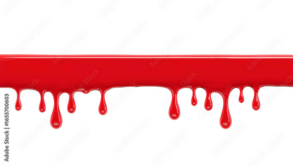 Poster crimson cascade a striking isolated element a simulated dripping texture for creative design uses