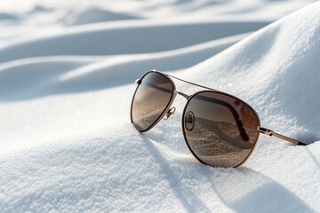 Close-up of sunglasses against on a white background