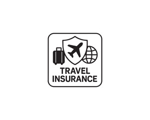 Travel Insurance icon vector design illustration