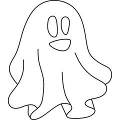 Halloween Ghost Line