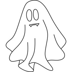 Halloween Ghost Line