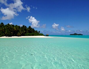 Fototapeta premium Tropical island beach paradise