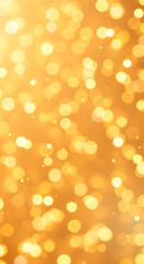 Luxury Gold Bokeh Dense Glitter Bokeh With Shallow Depth