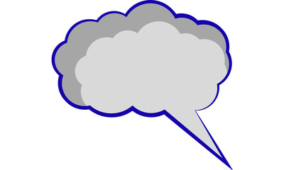 speech bubbles on blue background