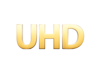 Golden UHD Text With A Sleek Metallic Gleam For Digital Media And Upscale Branding 3D Illustration