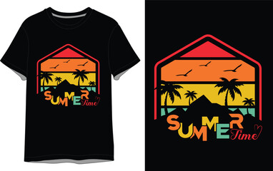 Vector summer t shirt Design