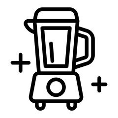 Fototapeta premium This Blender icon is suitable for Food, Cooking, Culinary, etc.