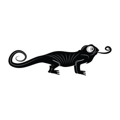 vector illustration of a cartoon dinosaur