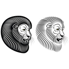 black and white vector illustration of a fingerprint