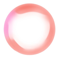 Orange Pink Circle Frame Gradient Overlay with Soft Blur Border
