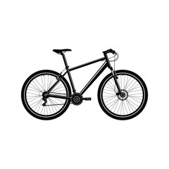 bicycle isolated on white