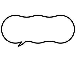 ふきだし　シンプル