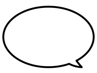 ふきだし　シンプル