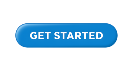 A Blue Get Started Button with White Text on Black Background