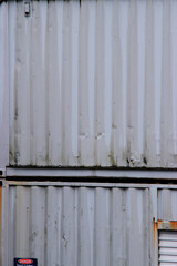 dented corrugated metal