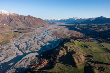 New Zealand Braided River