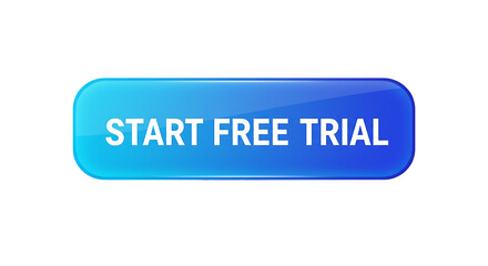 Blue Button for Starting a Free Trial Promotion