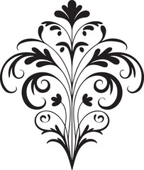 Elegant Flourish Design Featuring Symmetrical Ornate Elements and Curvilinear Details, Creating a Visually Appealing and Decorative Composition for Various Applications
