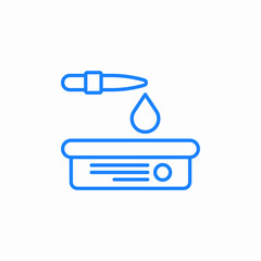 precise liquid dispensing icon sign vector