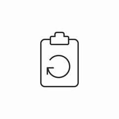 refresh data icon sign vector