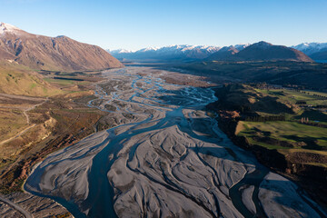 New Zealand Braided River
