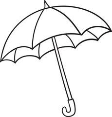 Vibrant and versatile vector design featuring a colorful umbrella with diverse color options and clean typography