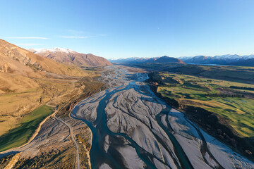 New Zealand Braided River