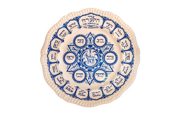 Fototapeta premium Passover Seder plate.