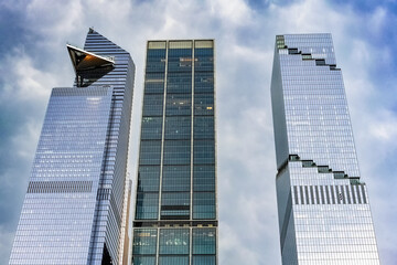 A trio of skyscrapers in Manhattan, New York City