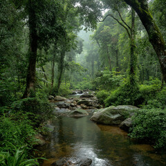 Obraz premium Sinharaja Forest Reserve (Sri Lanka)