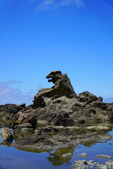 ゴジラ岩　男鹿半島・大潟ジオパーク