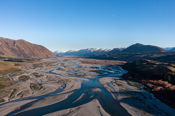 New Zealand Braided River
