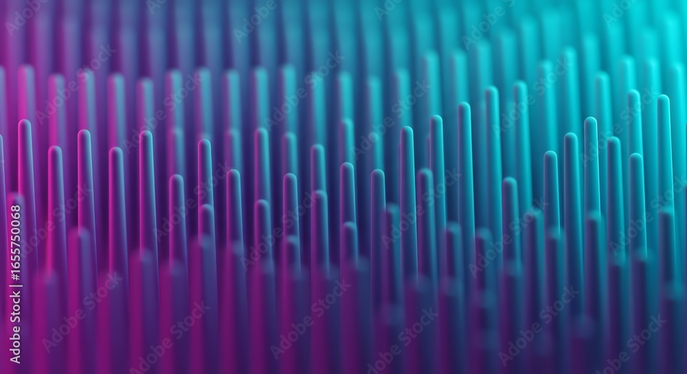 Poster abstract vertical bars with gradient color